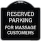 Signmission For Massage Customers Heavy-Gauge Aluminum Architectural Sign, BS-1818-23946 A-DES-BS-1818-23946 - alternate 1